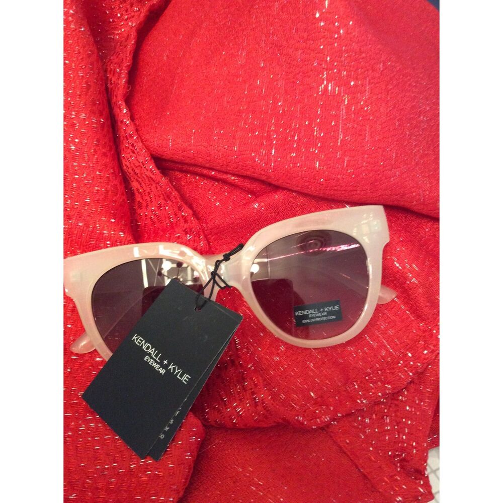 Kendall + Kylie Eyewear Sunglasses Jamie Clear Milky Beige